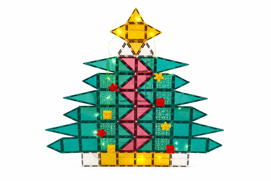 Light-up magnetic tile concept